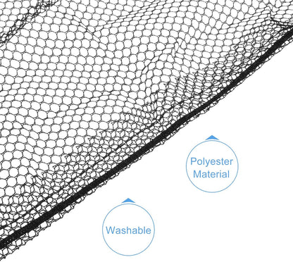 MECCANIXITY Mesh Electric Fan Dust Cover, 11.8 Inch Washable Dustproof Protection Net, Black