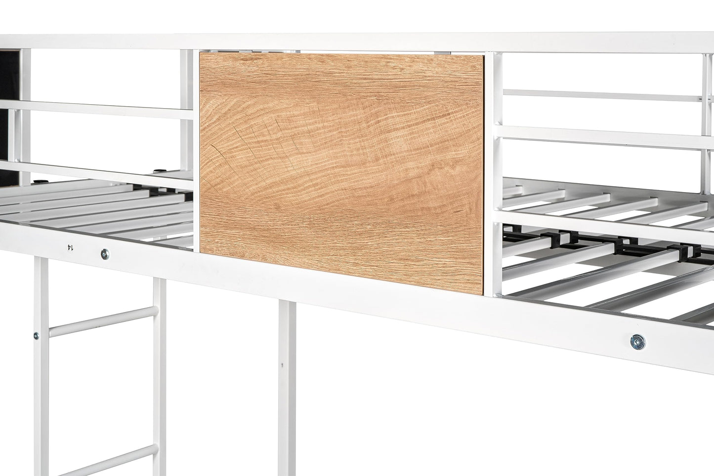 PVWIIK Twin Over Full Bunk Bed with Trundle,Heavy-Duty Sturdy Bedframe with Safety Guardrail & Ladder for Kids Boys Girls Teens,Space Saving Design & No Box Spring Needed,White