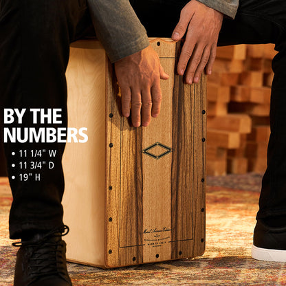Meinl Artisan String Cajon with Limba Frontplate / Baltic Birch Body - MADE IN SPAIN - Tango Line, 2-YEAR WARRANTY
