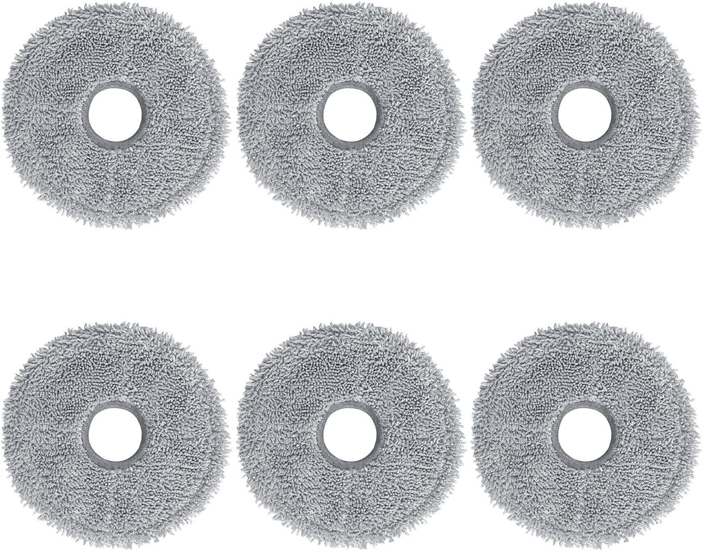 Replacement Mop Cloth Pad for Dreame X40/X40 Pro/X40 Ultra Robot Vacuum Cleaner, 6 Mop Pads Included