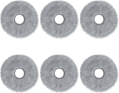 Replacement Mop Cloth Pad for Dreame X40/X40 Pro/X40 Ultra Robot Vacuum Cleaner, 6 Mop Pads Included