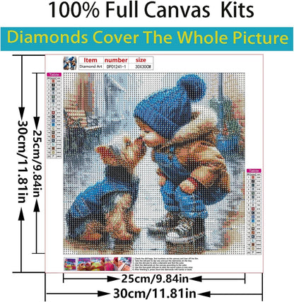 VeGuude Diamond Art Kits for Adults - 3 Pack Animal Diamond Painting for Beginners, Diamond Dots Round 5D Full Drill Paint with Diamonds Pictures Gem Art Painting Kits DIY Crafts Kits 12 x 12inch