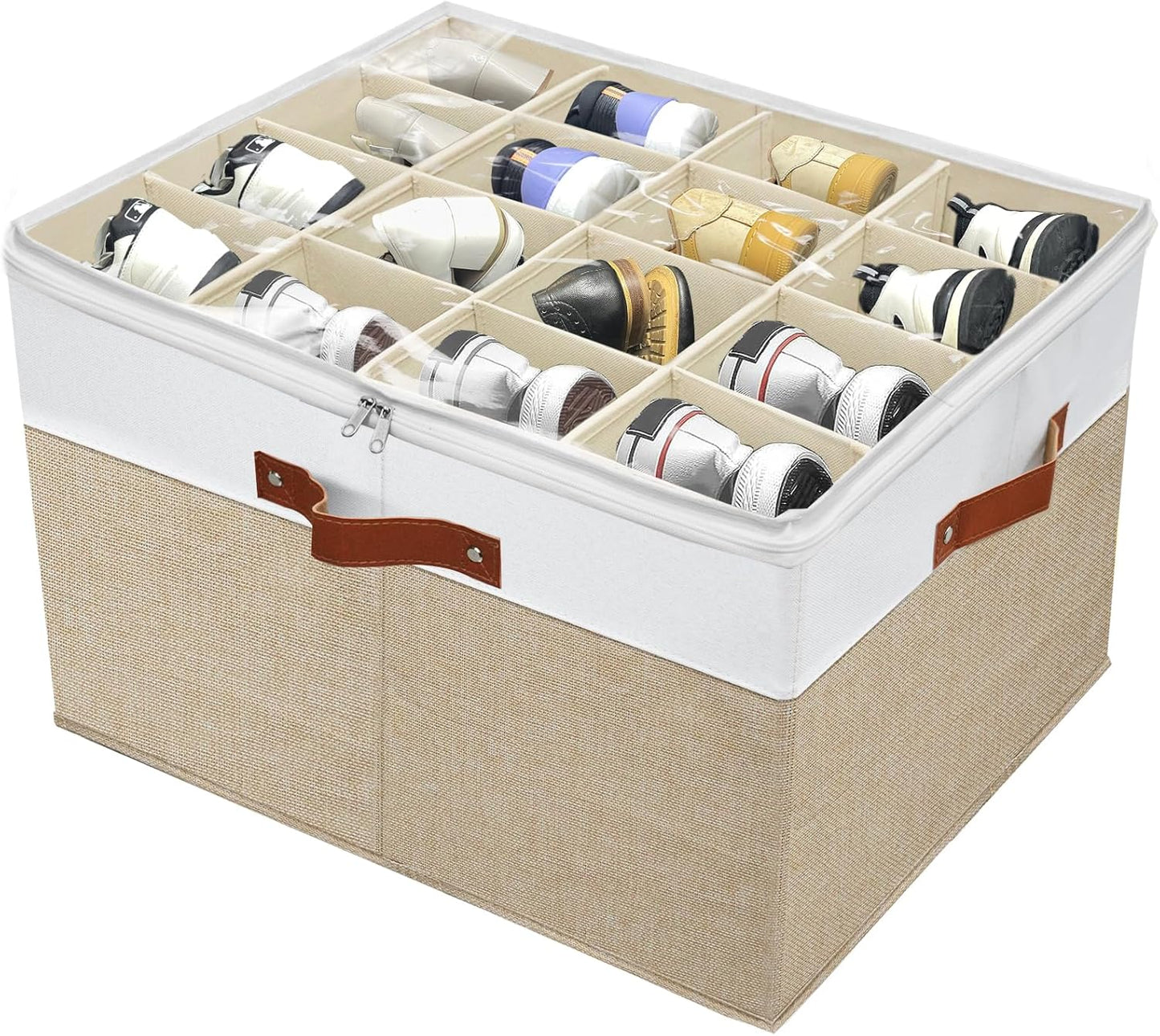 Closet,Stackable Shoe Storage Organizer for Shoe Storage Box for Entryway,Cube Storage Cabinet,Organizador De
