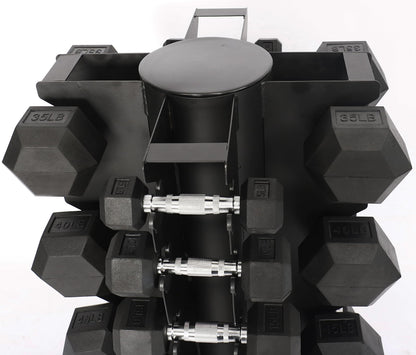 Fitvids Dumbbell Rack Multifunctional Weight Stand for Home Gym, Vertical