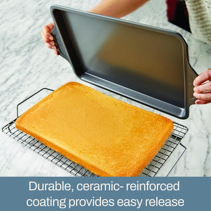 All-Clad Pro-Release Nonstick Bakeware Set - 5-Piece Oven Safe Set | Includes Cookie Sheet, Muffin Pan & More