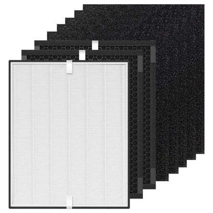 8 Pack 3000 Replacement Filters Compatible with 3000 Series,1Filter + 2 Activated Carbon Filter + 5 Pre-Filters