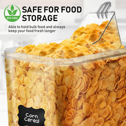 2 [8.5L 287 Oz] Flour Storage Container PC / Extra Large Food Storage Containers with Lids - Airtight, Leak Proof