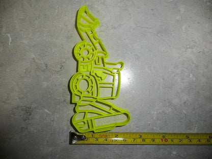 BACKHOE DIGGER Cookie Cutter - Excavating Construction Equipment Vehicle, Made in USA PR3231