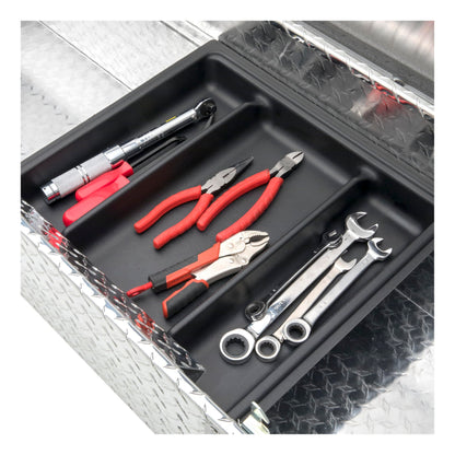 UWS EC10071 72-Inch Heavy-Wall Aluminum Gull Wing Truck Tool Box, RigidCore Lids