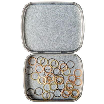 Knit Picks Metallic Stitch Marker Set - Small 45 Pk