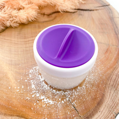 Fondant Dusting Pouch & Powder Container, Non-Stick Powder Puff Cup for Cornstarch, Icing Sugar, Flour | Essential Baking & Cake Decorating Tool for Fondant Work, Gum Paste & Cookies