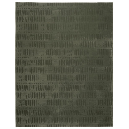 Revival Rugs Shell 8'x10' Area Rugs for Living Room Bedroom Dining Room - Washable, 100% Recycled, Oeko-TEX Certified, Modern, Medium Pile, Green