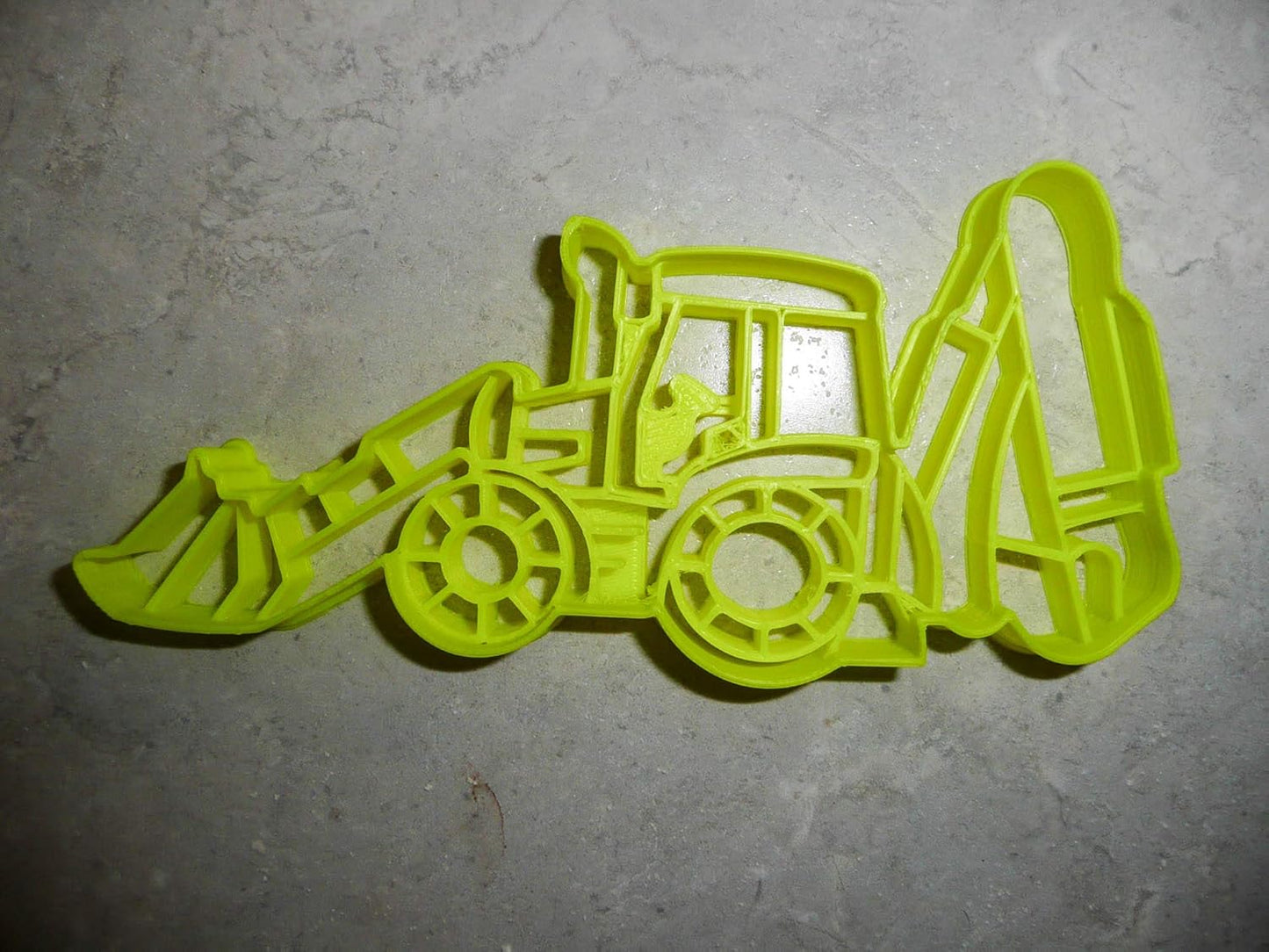 BACKHOE DIGGER Cookie Cutter - Excavating Construction Equipment Vehicle, Made in USA PR3231