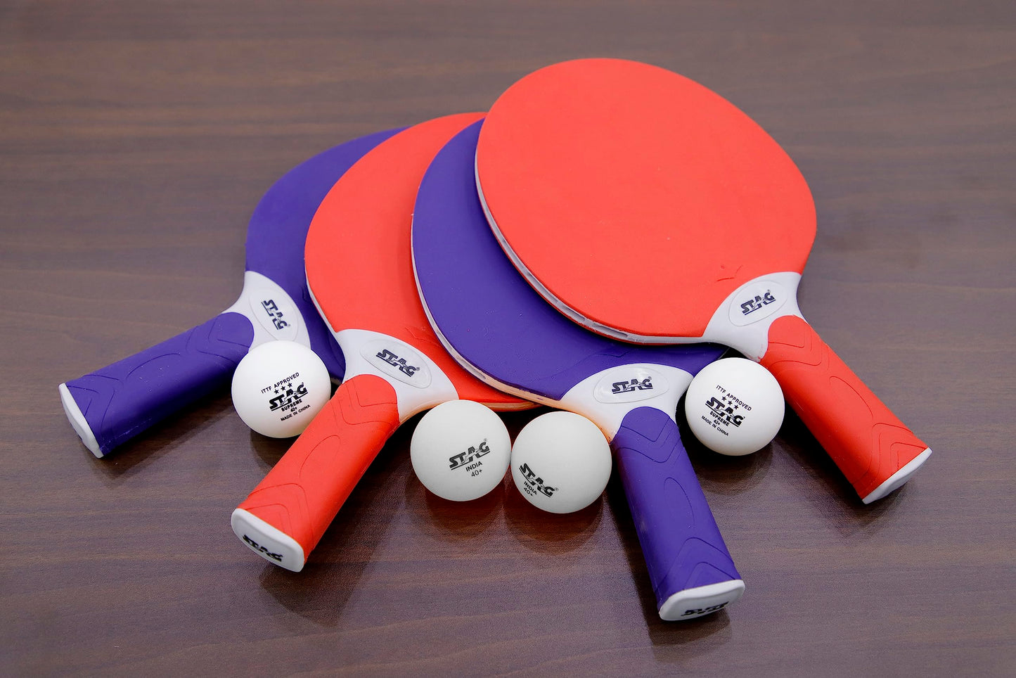 STAG Kona Outdoor Table Tennis Table 4-Player Bundle