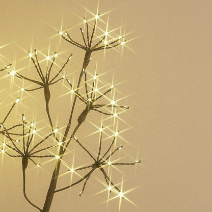 Hairui Lighted Brown Starburst Tree with 368L Warm White Fairy Lights 4FT, Twig Tree with Lights for Indoor Outdoor Home Christmas Winter Holidays Party Decoration