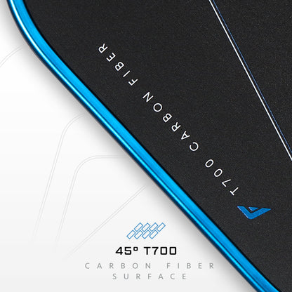Franklin Sports PRO Pickleball Paddles – C45 Carbon Fiber Series - Official USAP + UPA Approved – Pro Player Design, Hybrid 14MM Blue