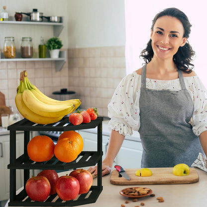 Countertop Bambuesi Plate Organizer for Cabinet - Corner Cabinet Organizer and Kitchen Cabinet Organizer Shelf, Kitchen