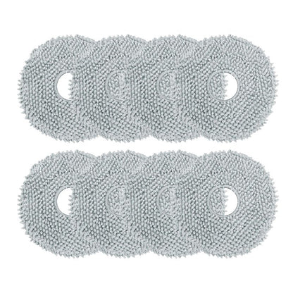 8 Pack Replacement Mop Pads Compatible with Irobot Roomba Plus 405＆505 Combo Robots,8 Pack Washable and Reusable Mop Refills (8 Pack)