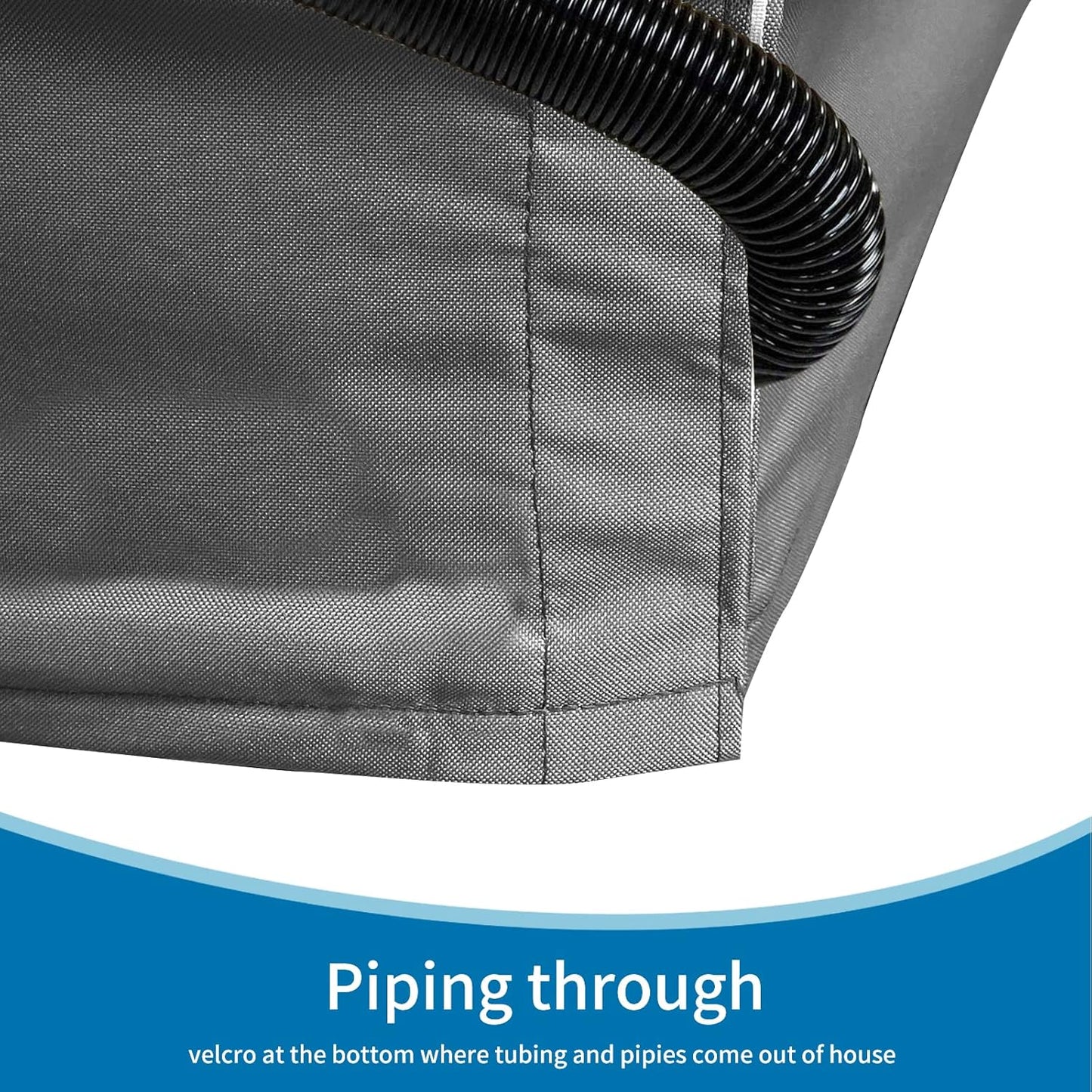 Waterproof and Durable Air Conditioner Cover for Outside Units, Square Fits 26 x 26 x 32 Inches