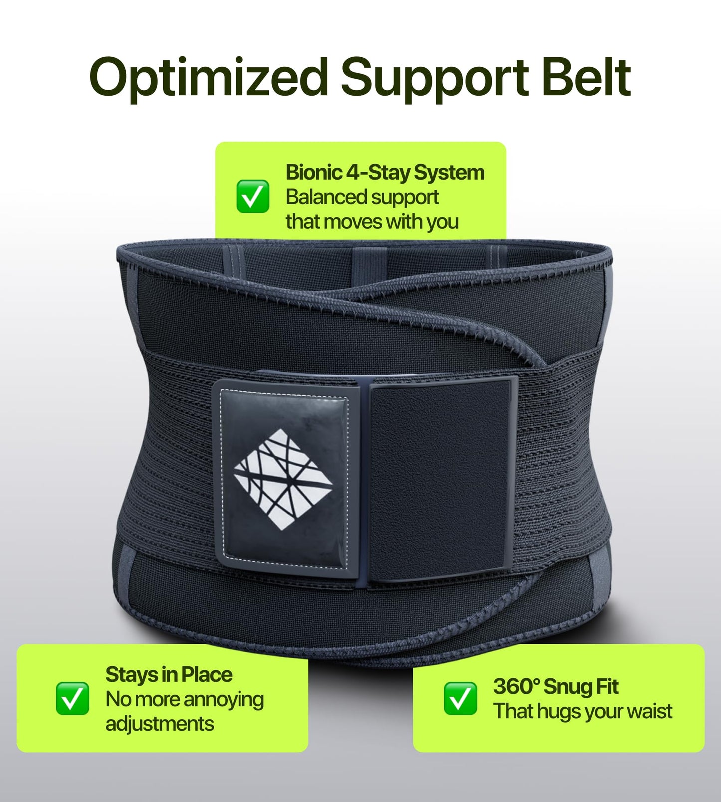 5XL Plus Size Back Brace – Adjustable Lumbar Support for Women & Men | Lower Back Pain Relief & Injury Prevention | Discreet Under-Clothes Belt for Big, Tall, Obese & Overweight Individuals