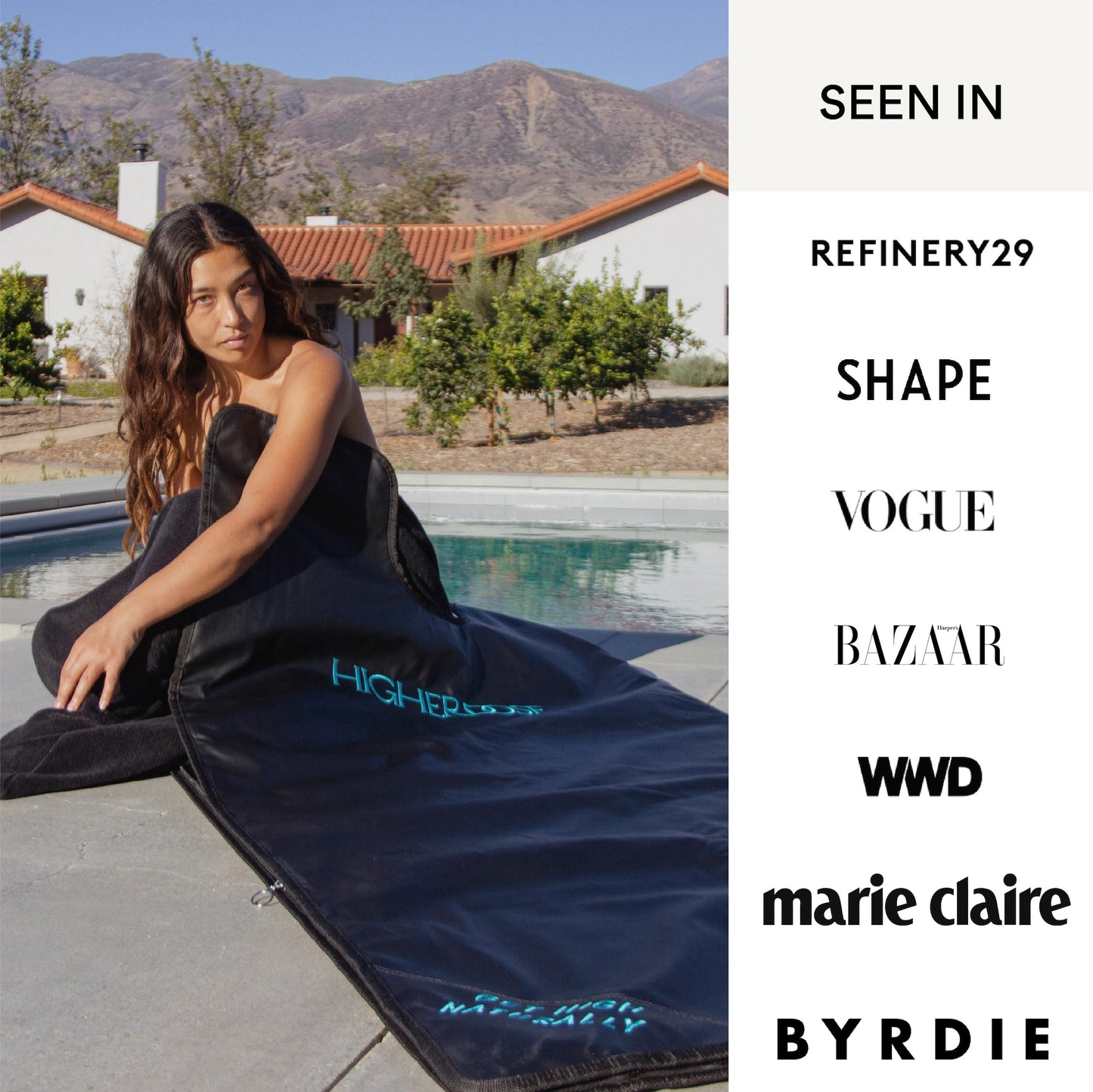 HigherDOSE Far Infrared Sauna Blanket - Full-Body Detox Wrap for Muscle Recovery, Glowing Skin, and Deep Relaxation - Personal and Portable Sauna for Home Spa Experience
