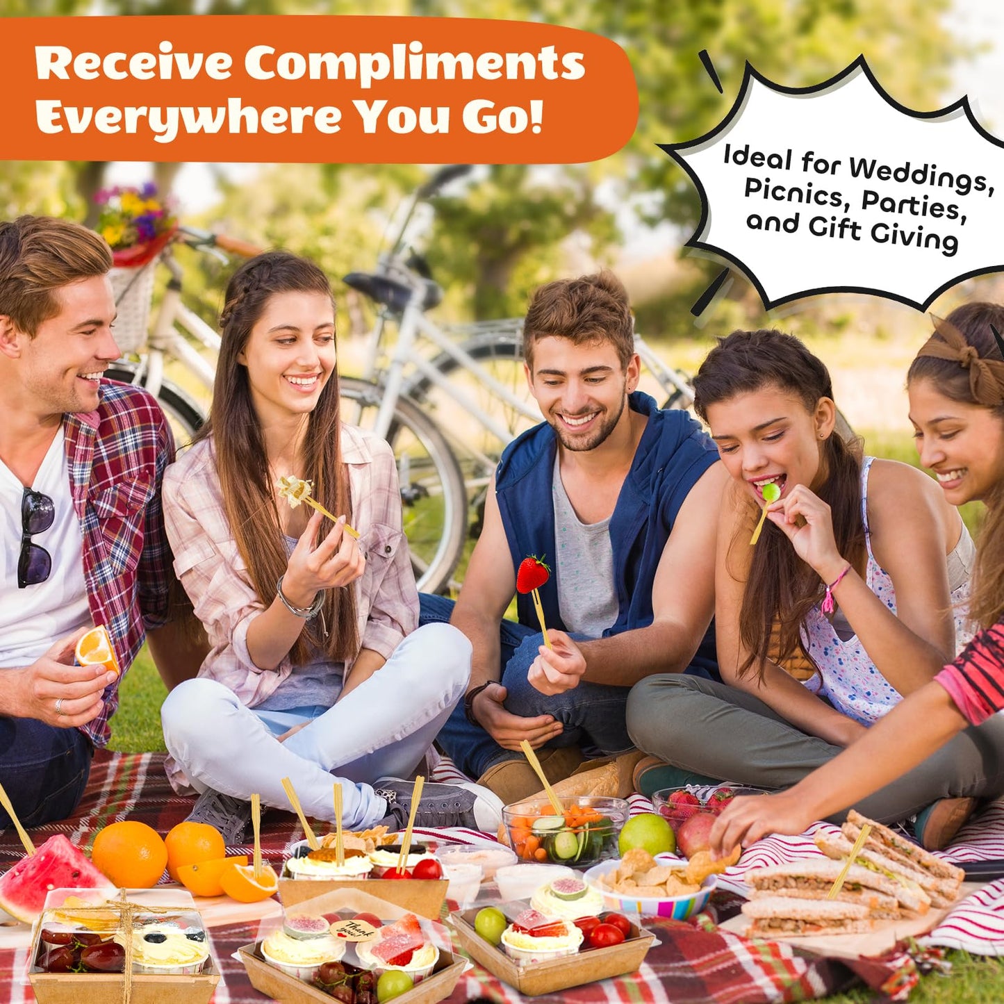 LNDIEHS 50Pcs Small Kraft Charcuterie Boxes with Clear Lids - Paper Mini Appetizer Plates for Sandwich, Cookie, Sushi, Cake Slice, and Strawberries