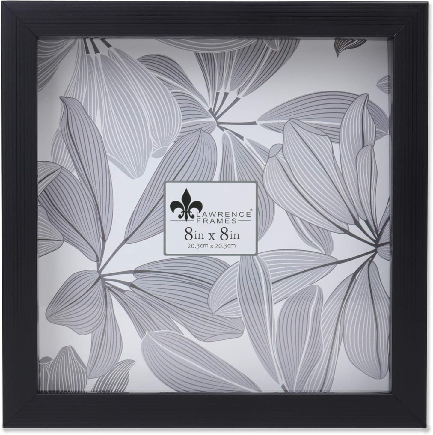 Lawrence Frames 785088 Black Shadow Box Frame, 8x8