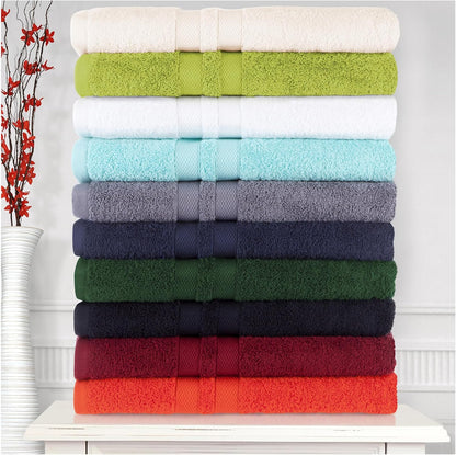 6-Piece Set, 2 2 2 Superior Ultra-Soft Cotton Towel Includes Bath Towels, Hand Towels, and Washcloths for Bathroom