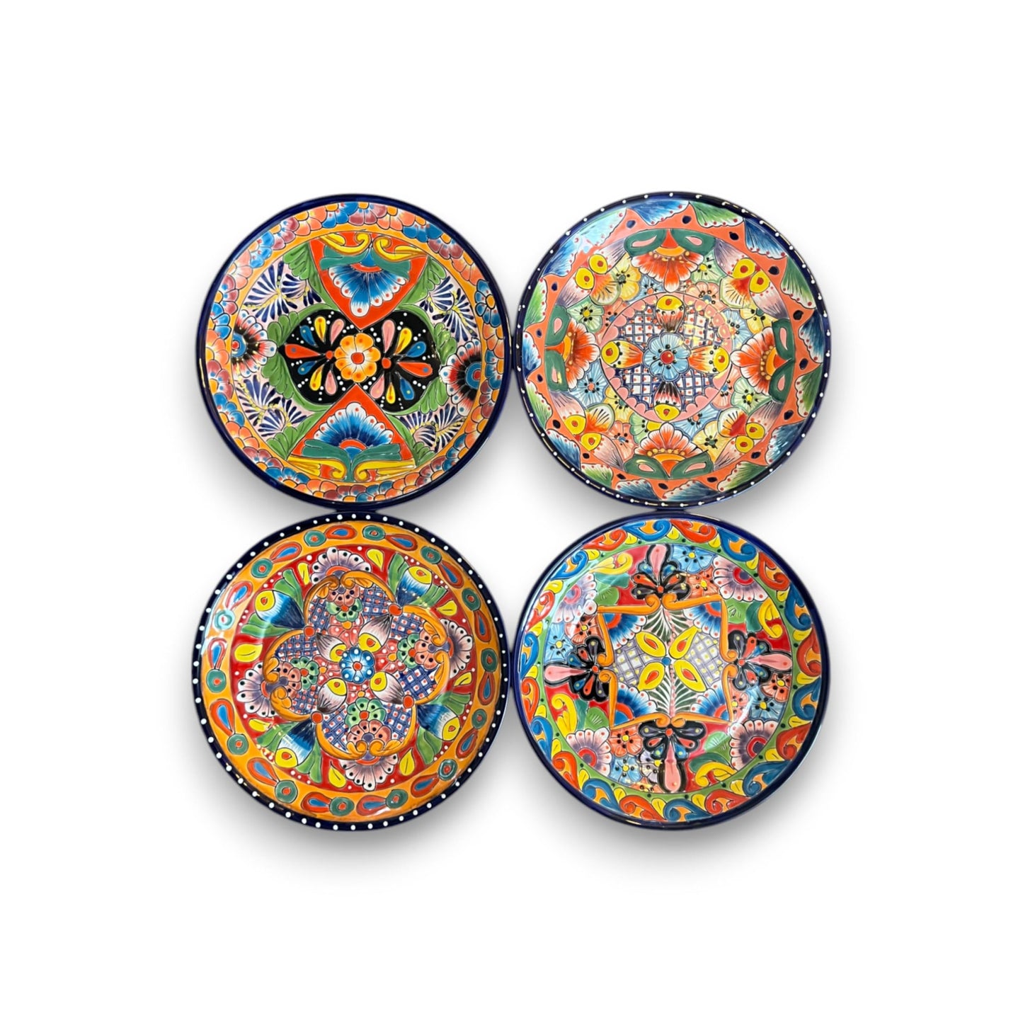 Handmade Talavera 12-Piece Dinnerware Set | Mexican Pottery for 4