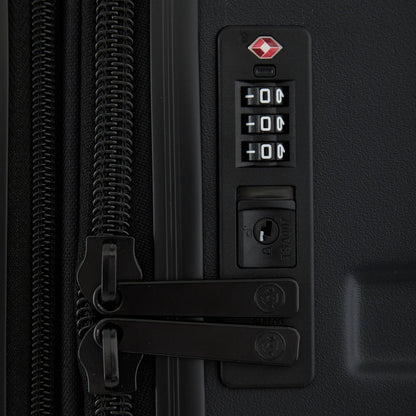 Wrangler ATG Outland Expandable Hardside Luggage, Jet Black, 3 Piece Set