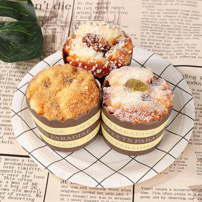 Firlar 6 Pcs Fake Cupcake Faux Cakes Simulation Realistic Food for Decoration Display Props
