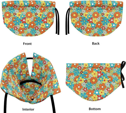 Hippie Flower Tea Cozy for Teapot - Heat Resistant Kettle Dust Cover for Standard Size Teapots