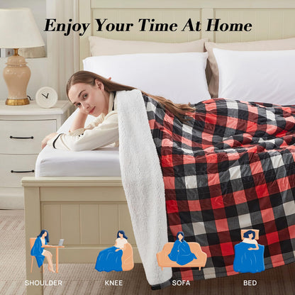 Westinghouse Heated Throw Blanket, Flower Jacquard Electric Blanket Throw with 6 Heating Levels and 2-10 Hours Auto-Off, Flannel to Sherpa Super Cozy Heated Blanket, Machine Washable (50" x 60" Beige)
