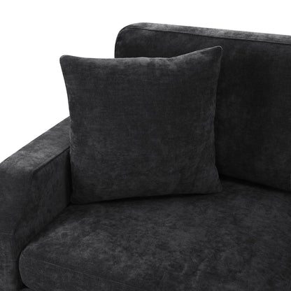 Eafurn 82 INCH Convertible Sleeper Sectional Sofa Pull Out Couch Bed for Living Room - Chenille Upholstered Symmetrical L Shaped Corner Sectional Couch W/Storage and Throw Pillows