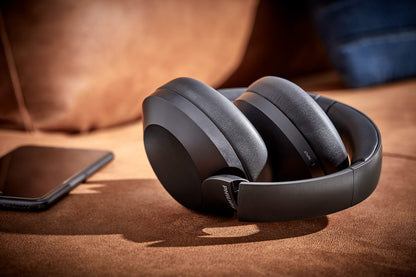 Philips Audio Performance TAPH805BK Bluetooth 5.0 Active Noise Cancelling Over-Ear Headphones with Google Assistant (Black)