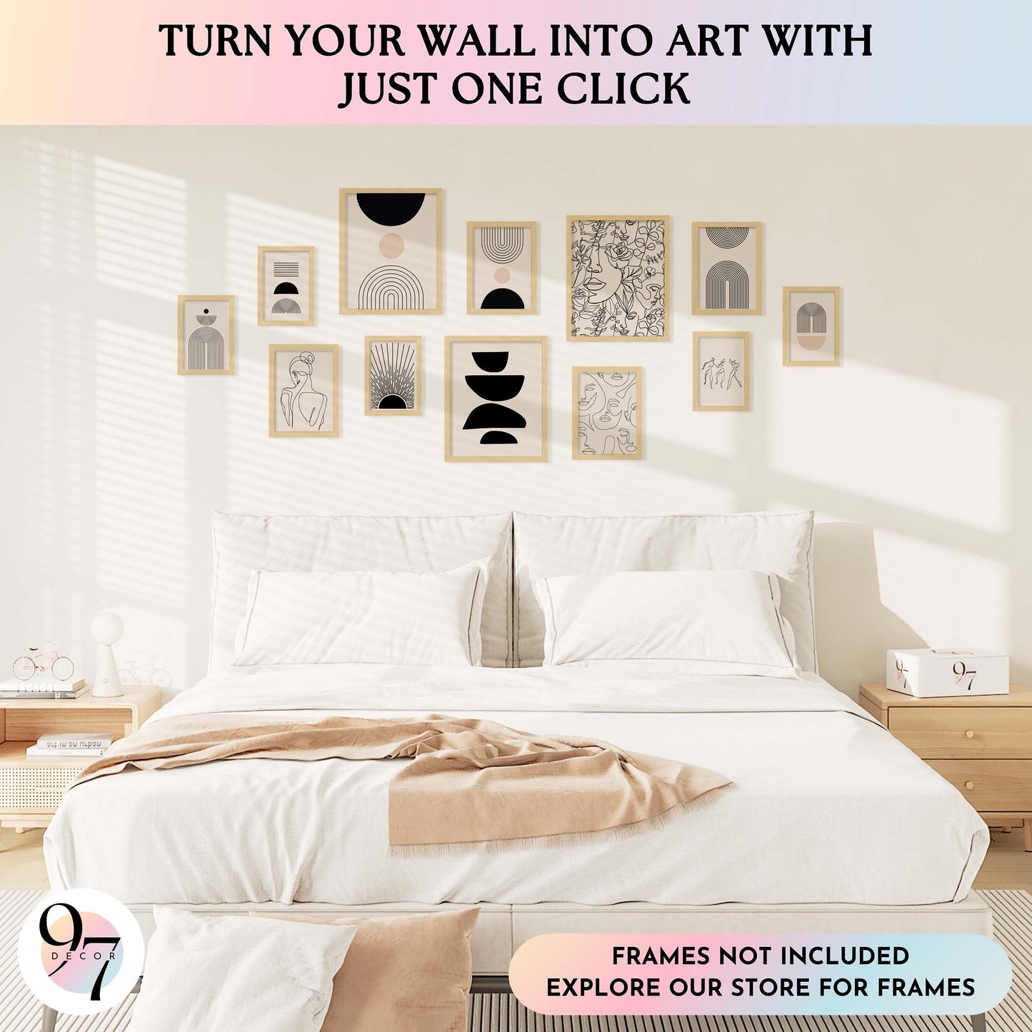 97 Decor Japanese Decor For Bedroom - Japanese Posters For Wall, Blue Japan Wall Art Prints, The Great Wave Off Kanagawa Hokusai Paintings Asian Decorations For Home (unframed)