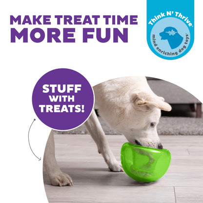 Outward Hound by Planet Dog Snoop Durable Interactive Treat Dispensing Dog Toy, Large, Green