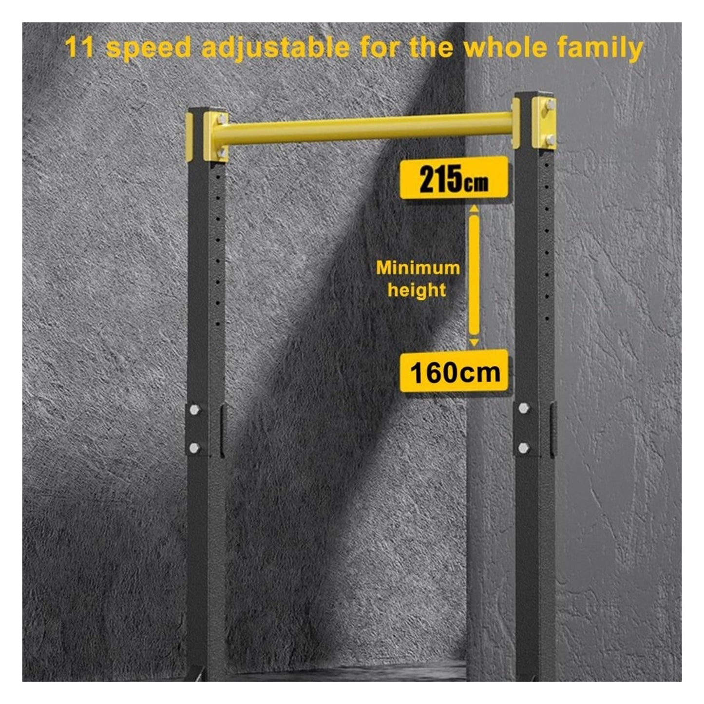 UXALoH6 Gymnastics Bar Portable Pull-up Bar Station Free Standing Pull Up Bar for Home Gym