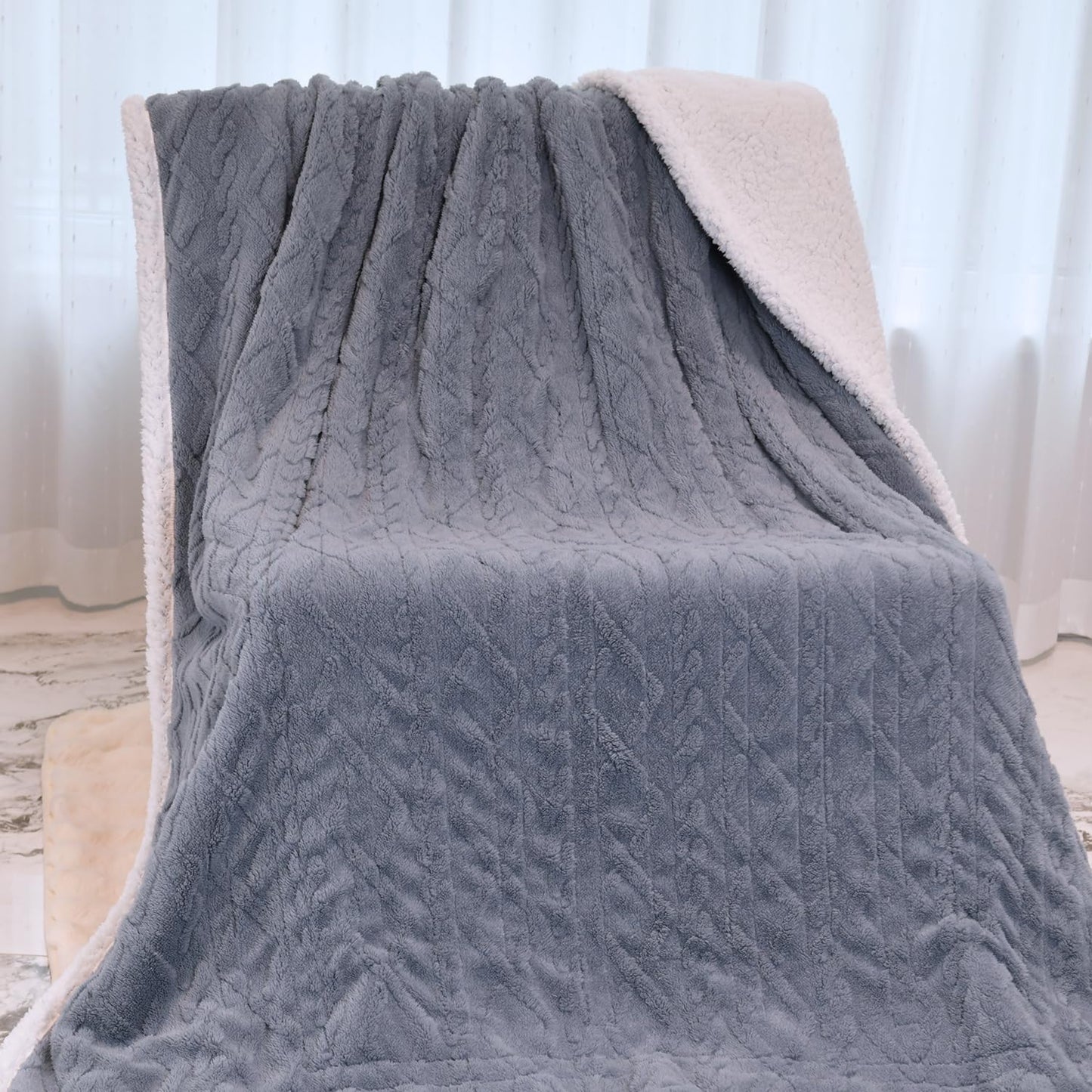 MERRYLIFE Heated Blanket Cozy Soft Electric Blanket with 4 Heating Levels&8 Hours Auto Off Overheat Protection Machine Washable UL&FCC Certification Use for Home Couch (Cheetah,50" 60")