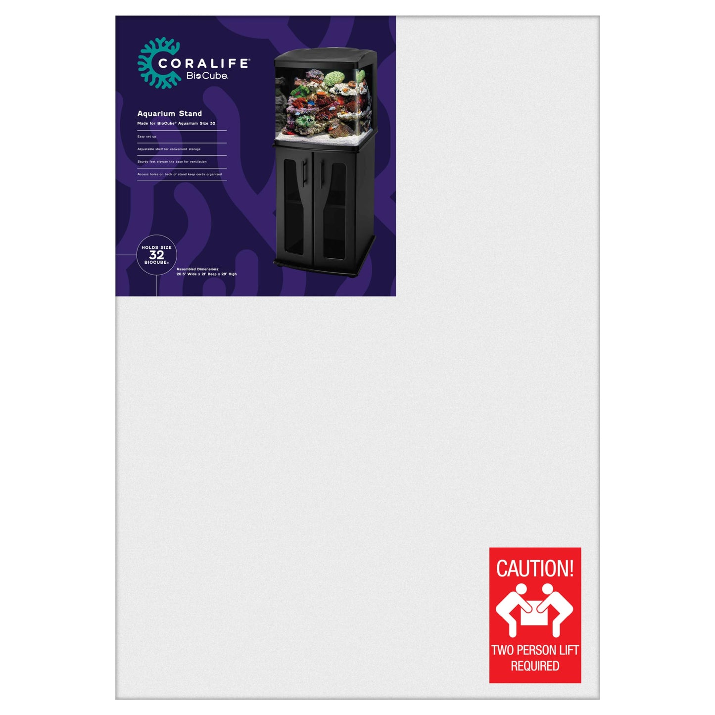 Coralife BioCube Aquarium Fish Tank Wood Stand For 32 Gallon Size