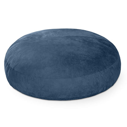 Jaxx 6 Foot Cocoon - 2-in-1 Convertible Bean Bag Bed & Large Bean Bag Chair for Adults, Navy