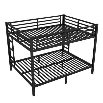 Bellemave Queen Over Queen Bunk Bed for Adults, Teens