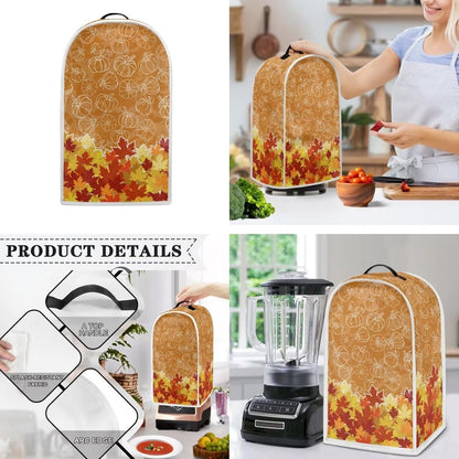 Maple Leaf 2 Slice Toaster Covers, Small Kitchen Appliance Dustproof Blender Cover, Thanksgiving Decor