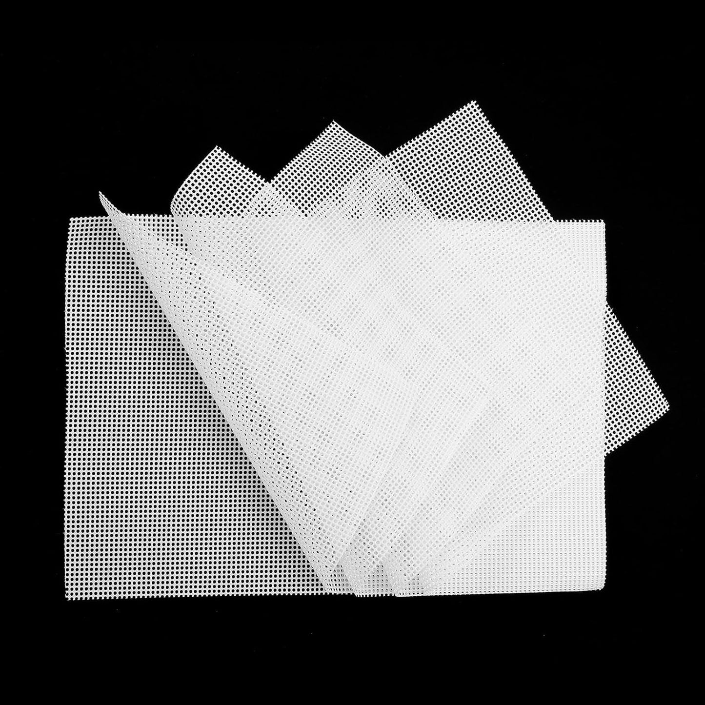 uxcell 13 x 20.9" Silicone Dehydrator Sheets, 5 Pcs Non-Stick Reusable Drying Mesh for Food Dehydrator, White