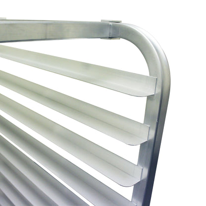 TrueCraftware- 10 Tier Aluminum Sheet Pan/Bun Pan Rack 20 1/4" X 26" X 38 1/2"- Full or Half Size Sheet Pan Rack with Locking Wheels Bakery Rack for Kitchen Baking Equipment Restaurant Pizzeria