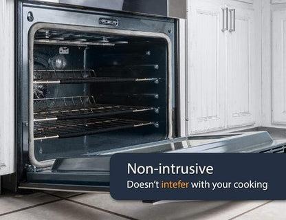 Linda’s Essentials Silicone Oven Guards - Heat-Resistant Rack Protectors, 14-Inch Black (3 Pack)