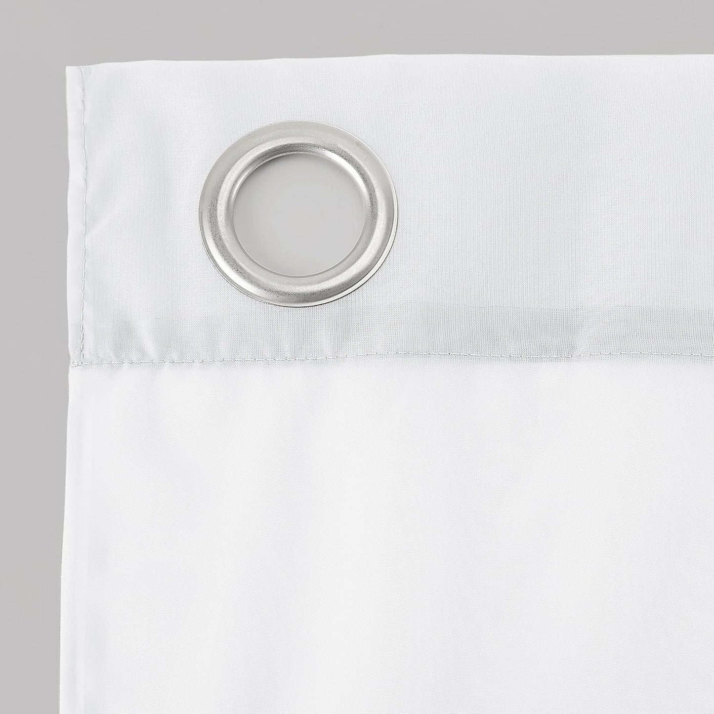 No. 918 Emily Sheer Voile Grommet Curtain Panel, 59" x 84", White