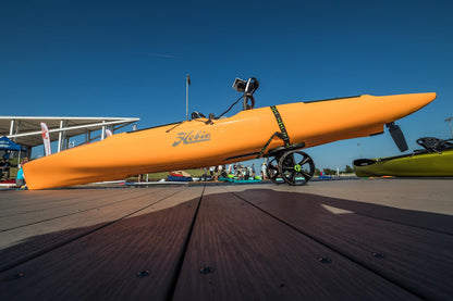 RAILBLAZA Genuine C-Tug Kayak Cart Dolly - Puncture-Free Wheels Canoe Cart Trailer with 260 lb Load Capacity - Portable & Foldable Heavy-Duty Boat Dolly & Kayak Accessories