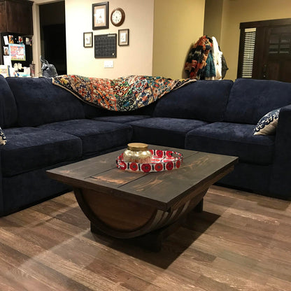 Wine Barrel Coffee Table