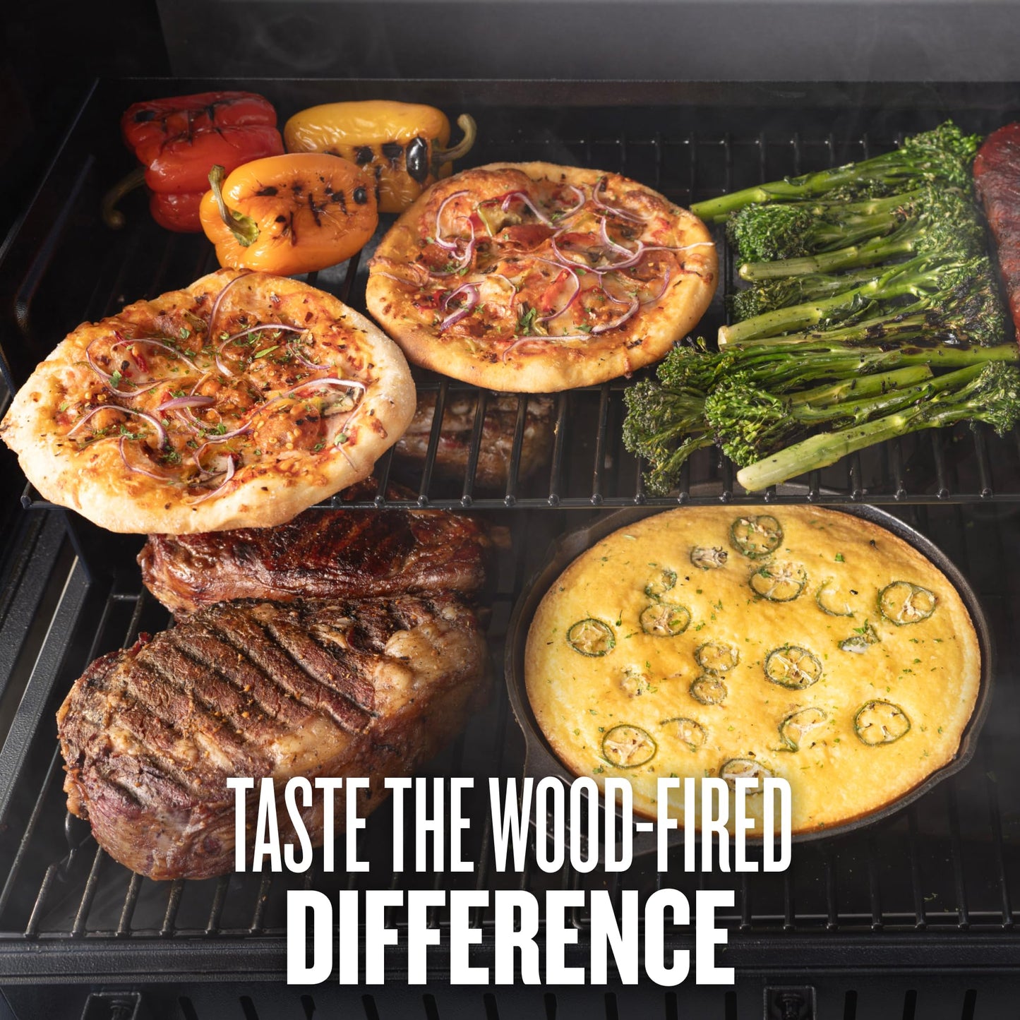 Traeger Woodridge Elite Electric Wood Pellet Grill and Smoker, 970 Sq. in., Side Sear Station, WiFIRE Technology, Super Smoke Mode, Outdoor Pellet Smoker Grill with Insulated Body, TFC97XLH